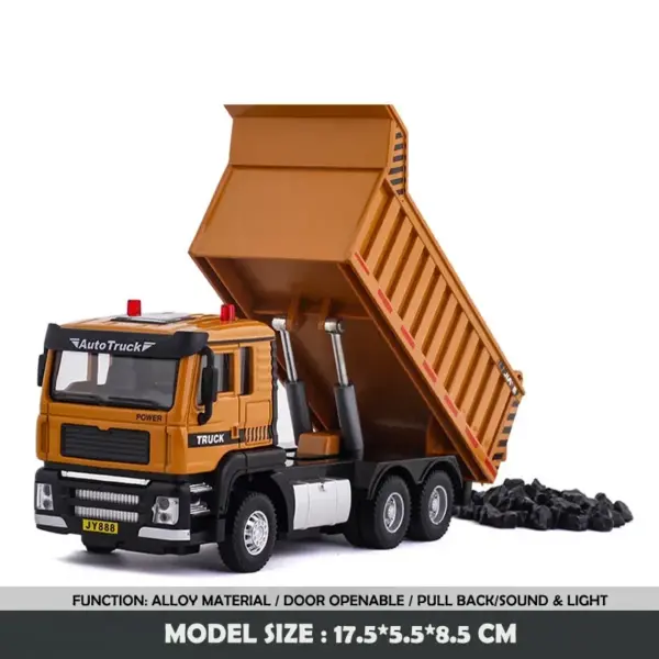 1/50 Scale Diecast Alloy Engineering Vehicle Model - Image 9