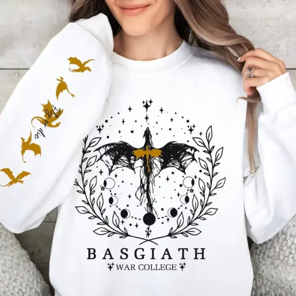 Fourth Wing War College Women's Sweatshirt - Image 5