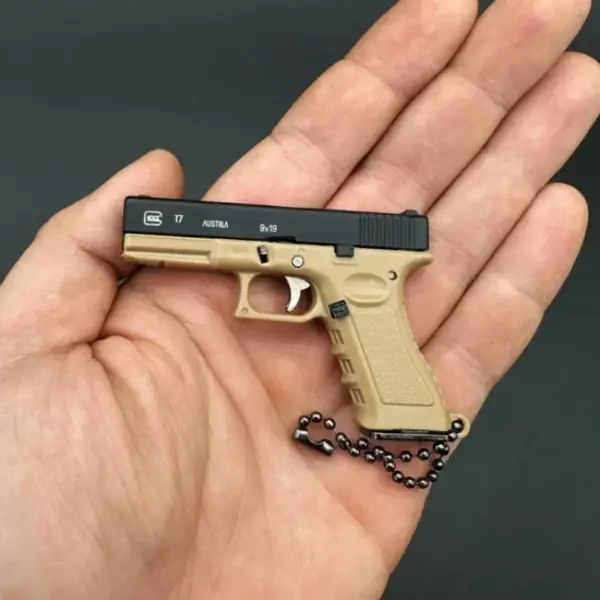 1:3 Scale G17 Metal Keychain Toy Gun - Image 8