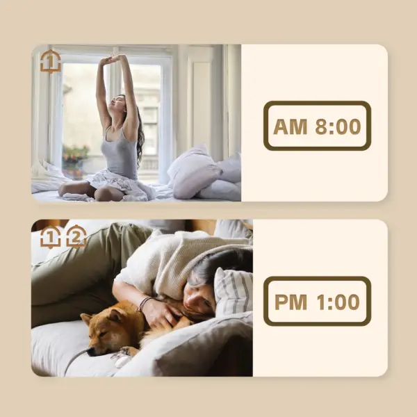 Multifunctional Digital Clock with Temp & Humidity - Image 3