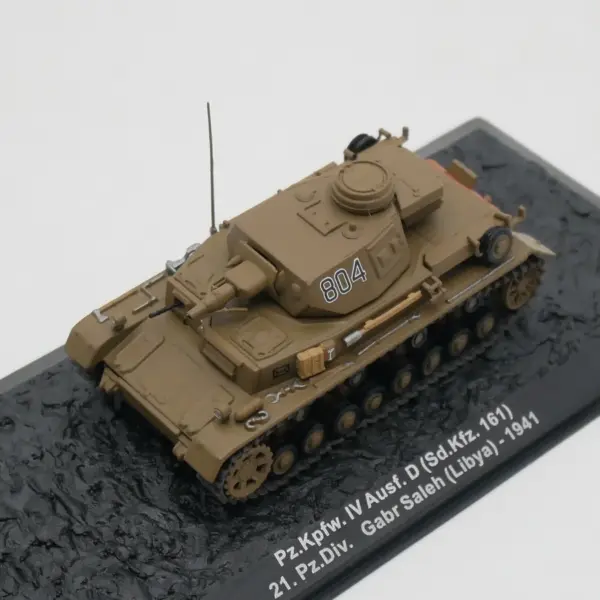 Ixo 1:72 Diecast Pz Kpfw IV Ausf D Tank Model - Image 4