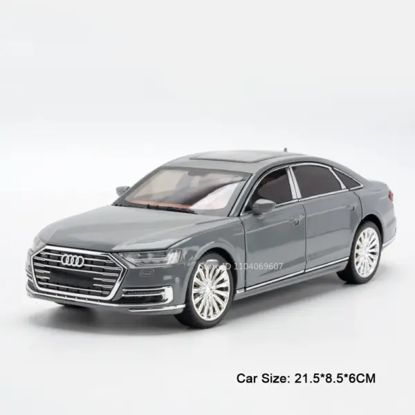1:24 Scale RS7 Sportback A8 Diecast Model Car - Image 11