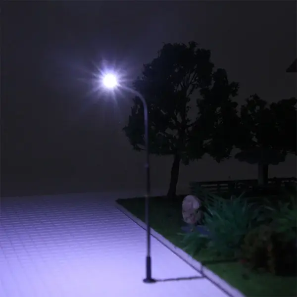 10pcs Metal Railway Street Light Lamps 3V - Image 10