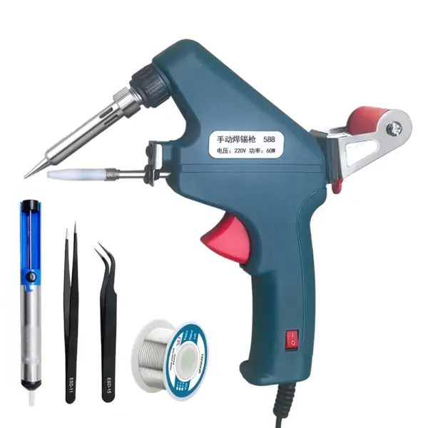 80W Automatic Soldering Iron Gun with Tin - Image 15