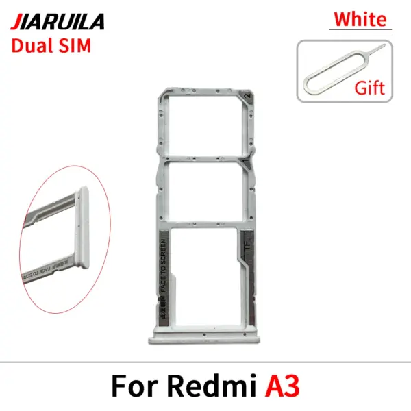 Dual Micro SIM & SD Card Tray for Xiaomi Redmi A1/A2/A3 - Image 9