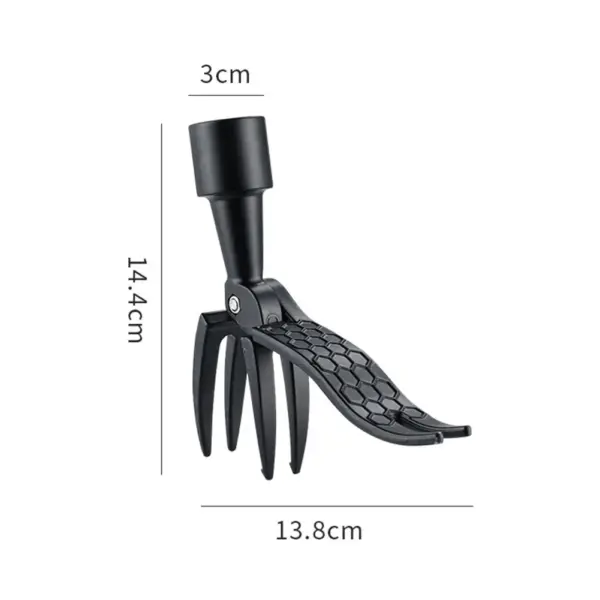 Height Adjustable Garden Tiller with Long Handle - Image 9