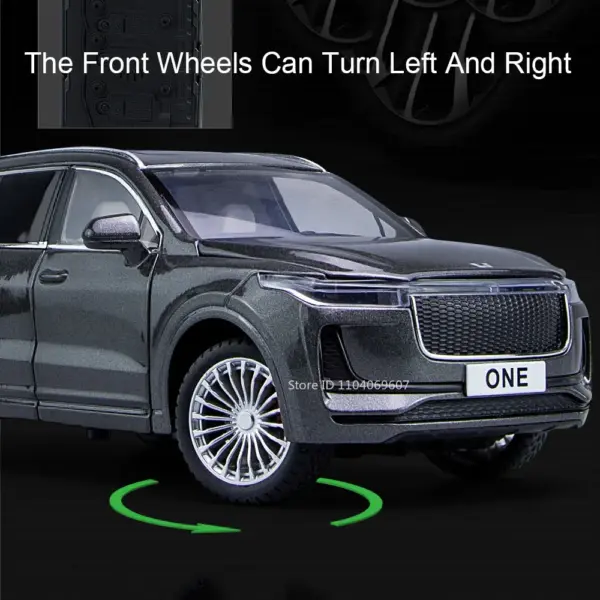 1:24 Diecast Toy Car Model with Sound and Light - Image 3