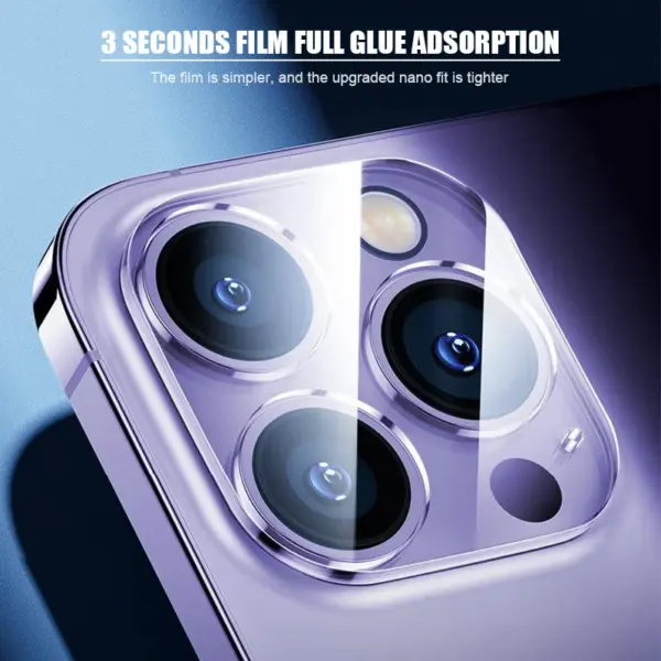 5Pcs Camera Lens Glass Protectors for iPhone - Image 4