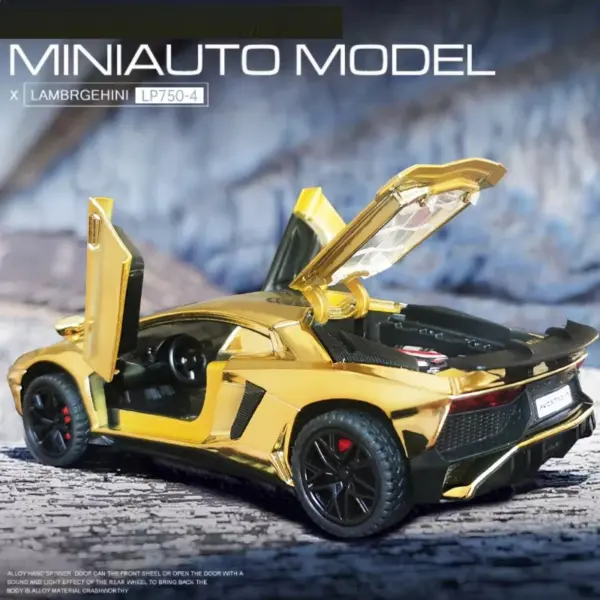 Electroplated Lamborghini SVJ Model 1:32 - Image 2