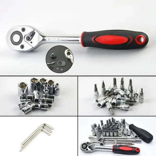 46pcs Auto Repair Socket Wrench Kit - Image 4