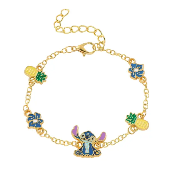 Stitch Silver Plated Charm Bracelet for Women - Image 15