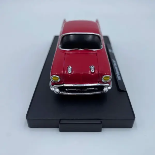 1957 Bel Air Diecast Model 1:64 Scale Red - Image 3