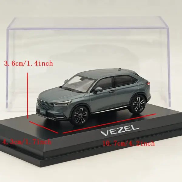 1/43 VEZEL Meteoroid Gray Diecast Model Car - Image 4
