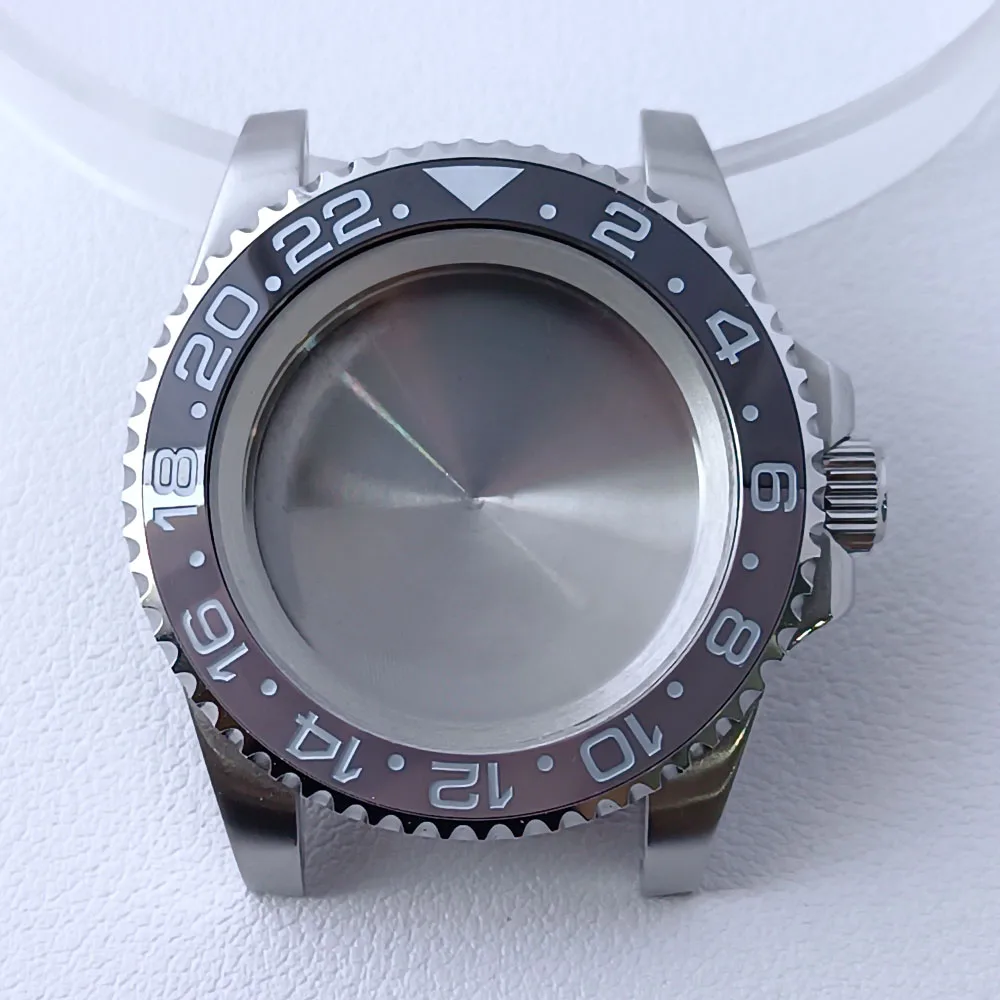 40.5mm Stainless Steel GMT Watch Case NH35/NH36 48 40.5mm Stainless Steel GMT Watch Case NH35/NH36 - Image 48