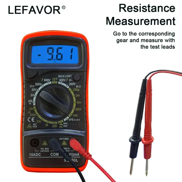 XL830L VC830L Handheld Digital Multimeter - Image 6
