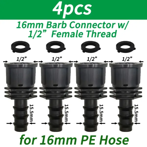 1/2 inches 3/4 inches Male Female Thread Hose Connector - Image 12