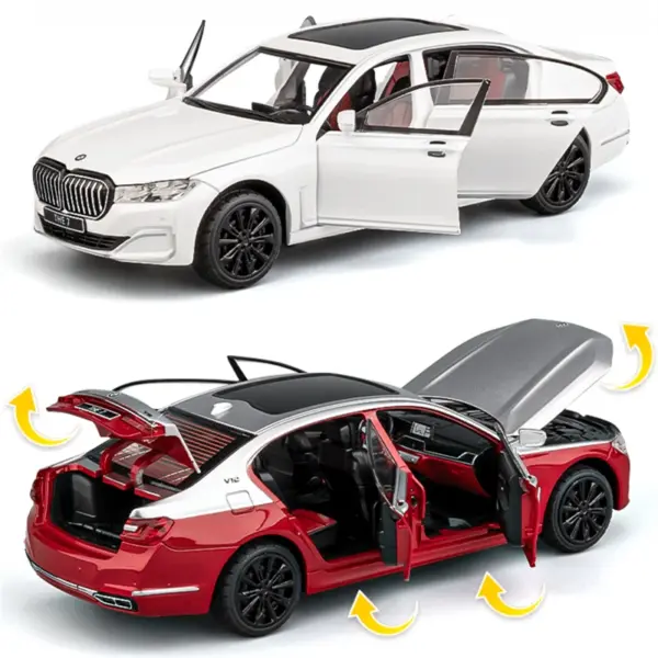 1/24 Scale Alloy 7 Series 760 LI Model Car - Image 4