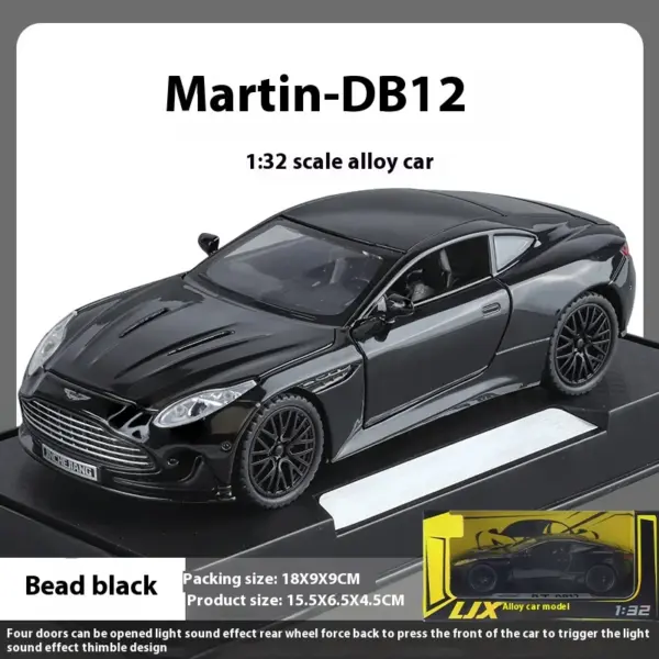 1:32 Aston Martin DB12 Diecast Model Car - Image 7