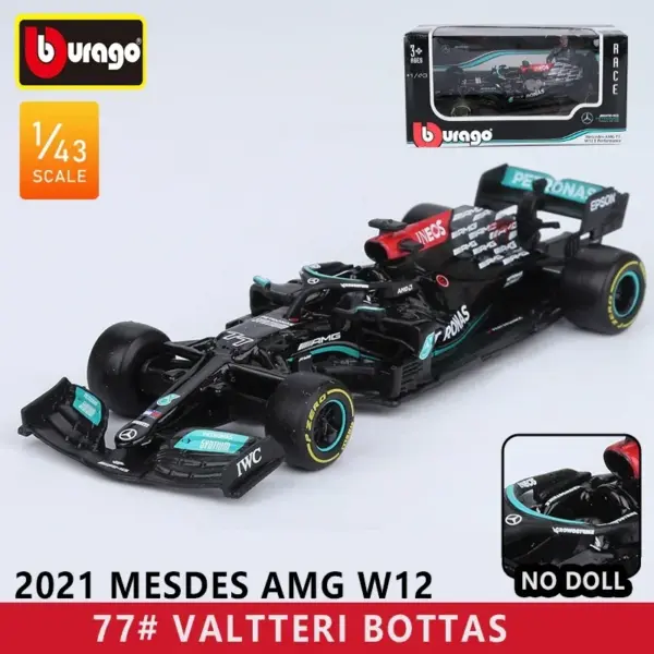 Bburago 1:43 F1 Racing Car Model Red Bull RB20 - Image 24