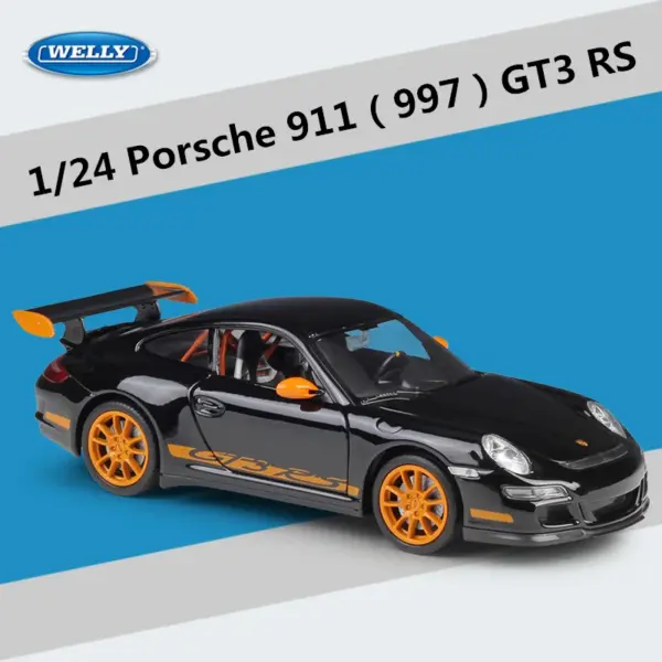 1:24 WELLY Porsche 911 GT3 RS Alloy Model - Image 7