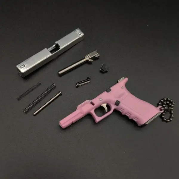 1:3 Scale G17 Metal Keychain Toy Gun - Image 3
