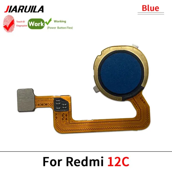 Fingerprint Sensor Home Return Power Button Flex Cable for Xiaomi Redmi 13C - Image 9