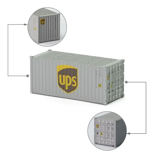N Scale 1/160 20ft Shipping Container Model - Image 15