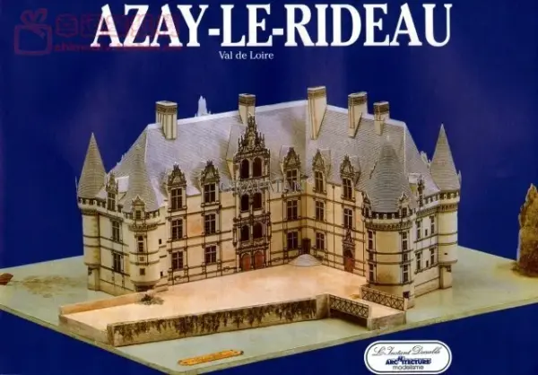 Hand-painted Paper Model DIY Architecture Kit - Image 8