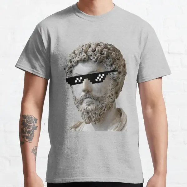 Marcus Aurelius Stoic Philosophy T-Shirt - Image 9
