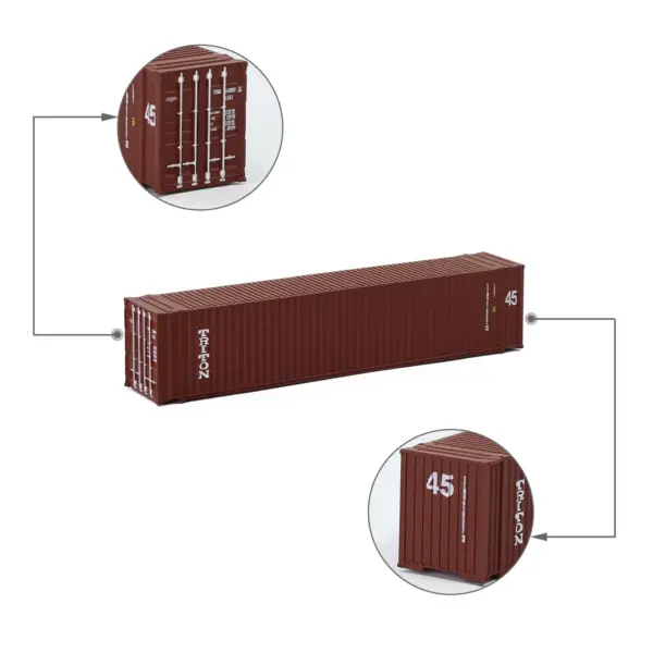 N Scale 45ft Shipping Containers with Magnets - Image 16