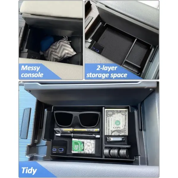 Toyota Sienna Center Console Organizer Tray 2021-2025 - Image 2