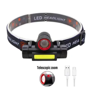 Rechargeable LED Headlamp with Tail Magnet
