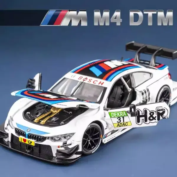 1:24 BMW M4 DTM Metal Diecast Car Model - Image 4