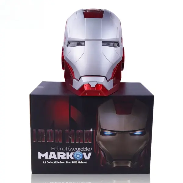 Iron Man Mk5 Helmet Black Gold Edition - Image 7