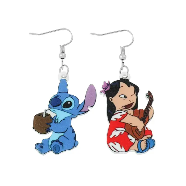 Lilo and Stitch Acrylic Drop Earrings - Image 8
