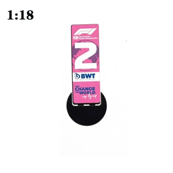 1:18 Scale F1 Parking Plate Model Decor - Image 7
