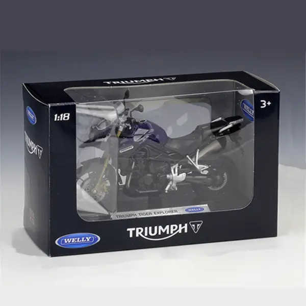 Welly 1:18 Triumph Tiger Alloy Model Motorcycle - Image 8