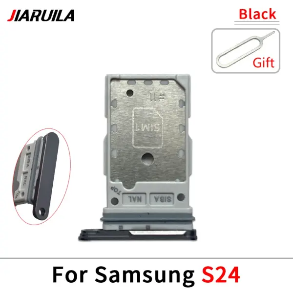 Dual Sim Card Tray for Samsung S24/S23 FE - Image 2
