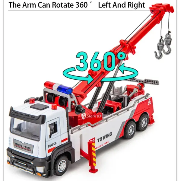 1:32 Double Hook Clearing Vehicle Model Truck - Image 3