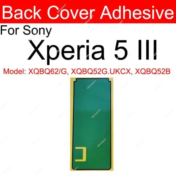 LCD Rear Battery Cover Adhesive for Sony Xperia 1 X1 II III and Xperia 5 X5 II III - Image 2
