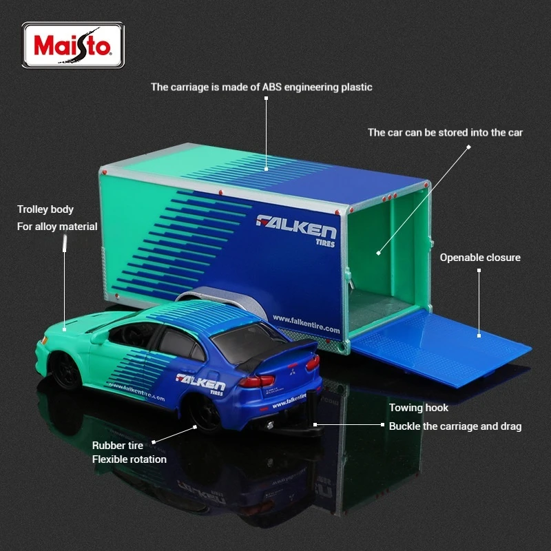 Maisto 1:64 Diecast Alloy Transport Model 2 Maisto 1:64 Diecast Alloy Transport Model - Image 2