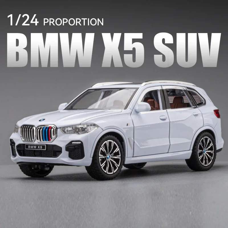 1/24 BMW X5 Alloy Diecast SUV Toy Car 4 1/24 BMW X5 Alloy Diecast SUV Toy Car - Image 4