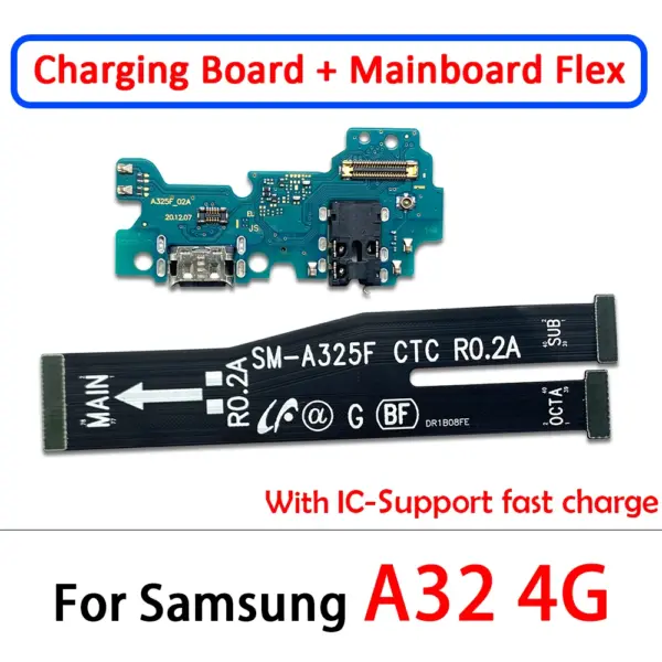 USB Charging Port Flex Cable for Samsung Galaxy A22 A32 A42 - Image 10