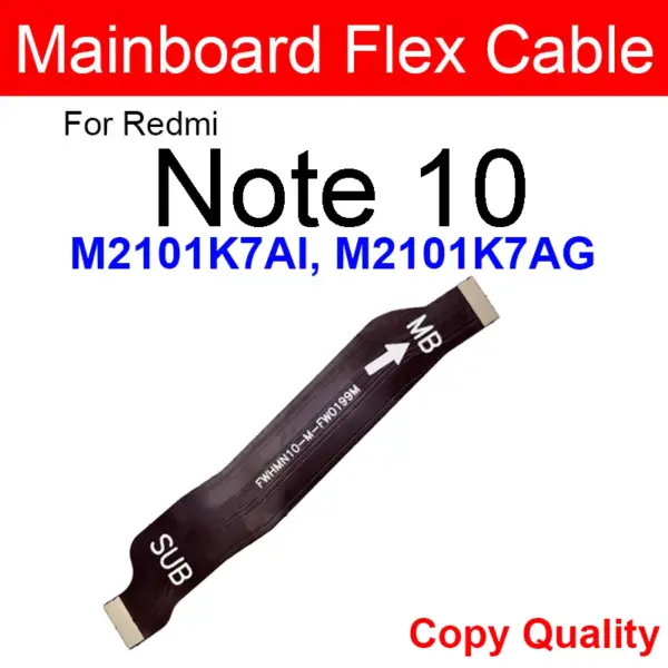 LCD Motherboard Connector Flex Cable for Xiaomi Redmi Note 10 Series - Image 7