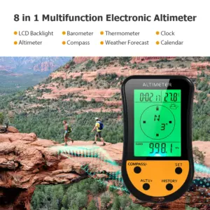 8 in 1 Digital Altimeter with Backlight