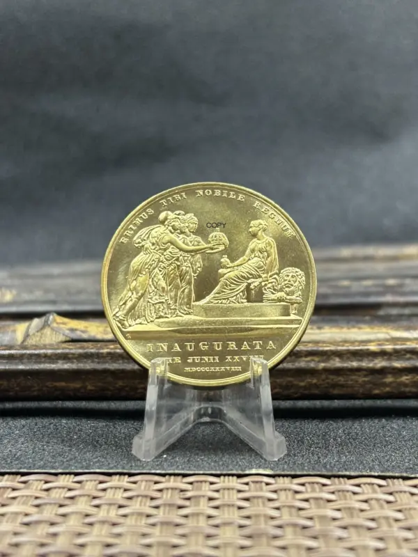 Victoria Coronation Commemorative Replica Coin - Image 4