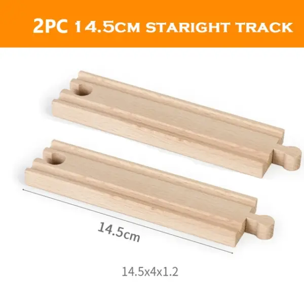 Wooden Train Track Accessories for Railway Fun - Image 26