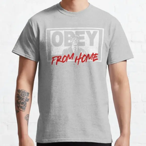Retro Obey Graphic Tee for Men S-6XL - Image 7