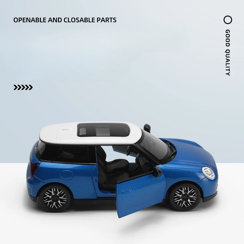 BMW Mini Cooper Diecast Toy Car 1/28 Scale 2 BMW Mini Cooper Diecast Toy Car 1/28 Scale - Image 2