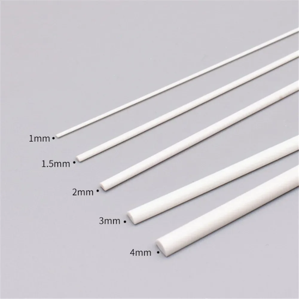100pcs ABS Plastic Half Round Rods 1-5mm 2 100pcs ABS Plastic Half Round Rods 1-5mm - Image 2